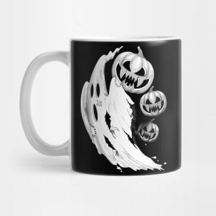 Ghost and Pumpkin funny Nightmare Escape Mug